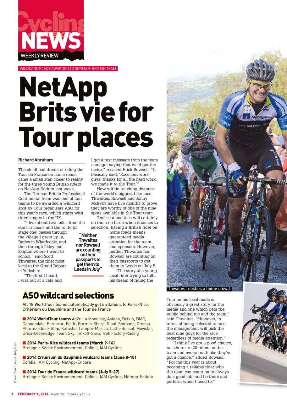 Cycling Weekly Preview Pages