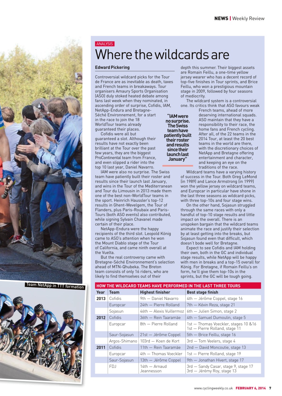 Cycling Weekly Preview Pages