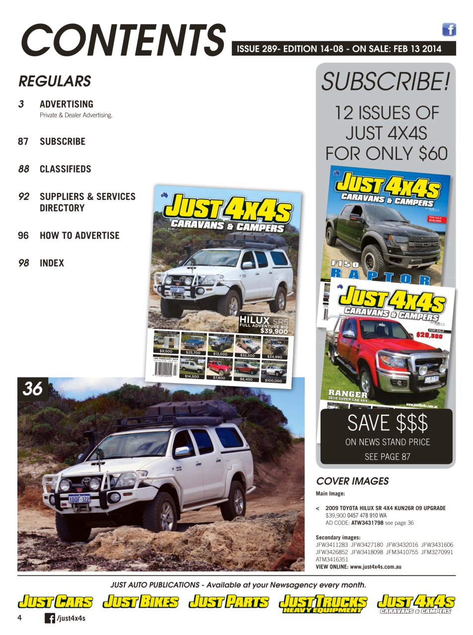 JUST 4X4S Preview Pages