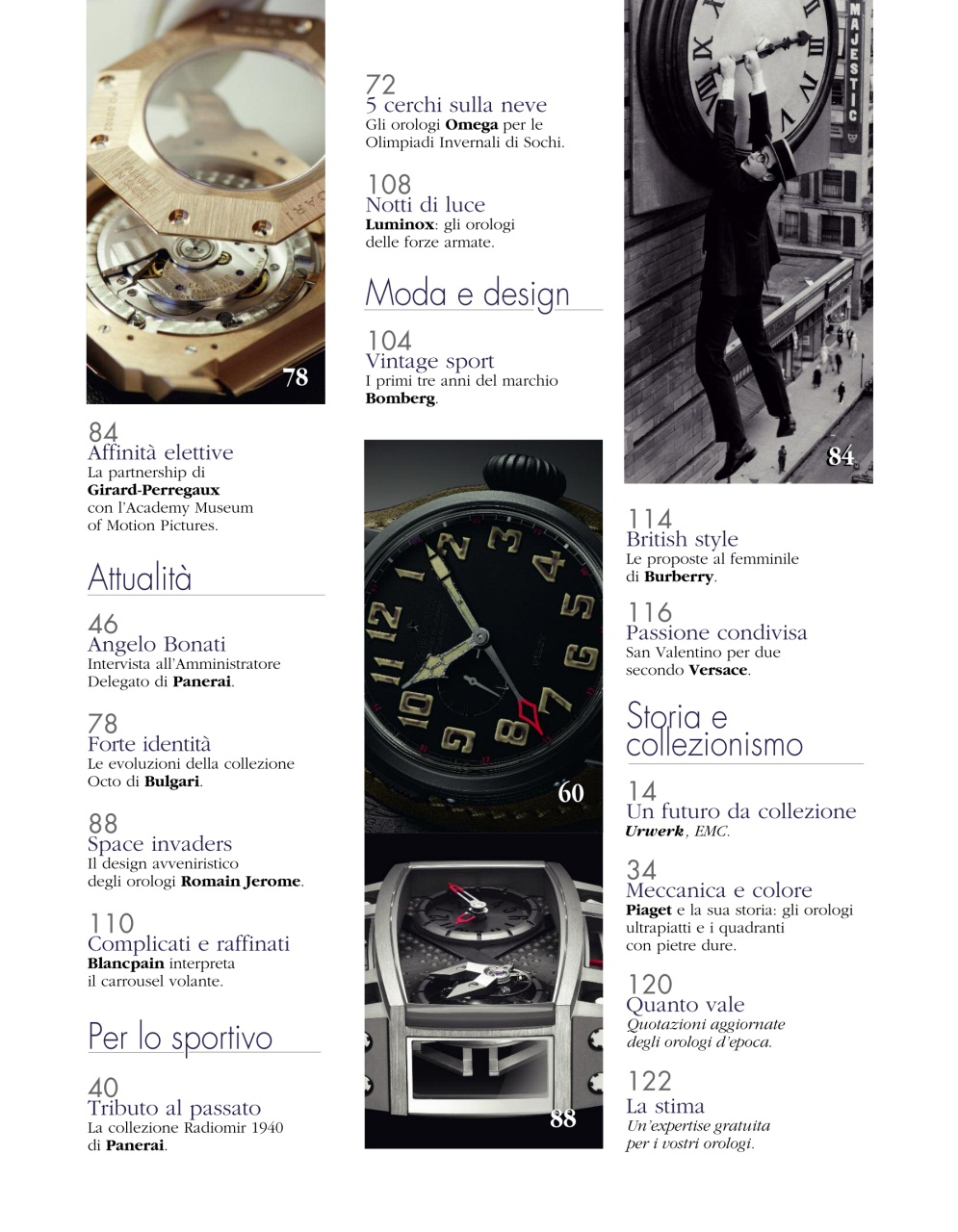 L'Orologio Preview Pages