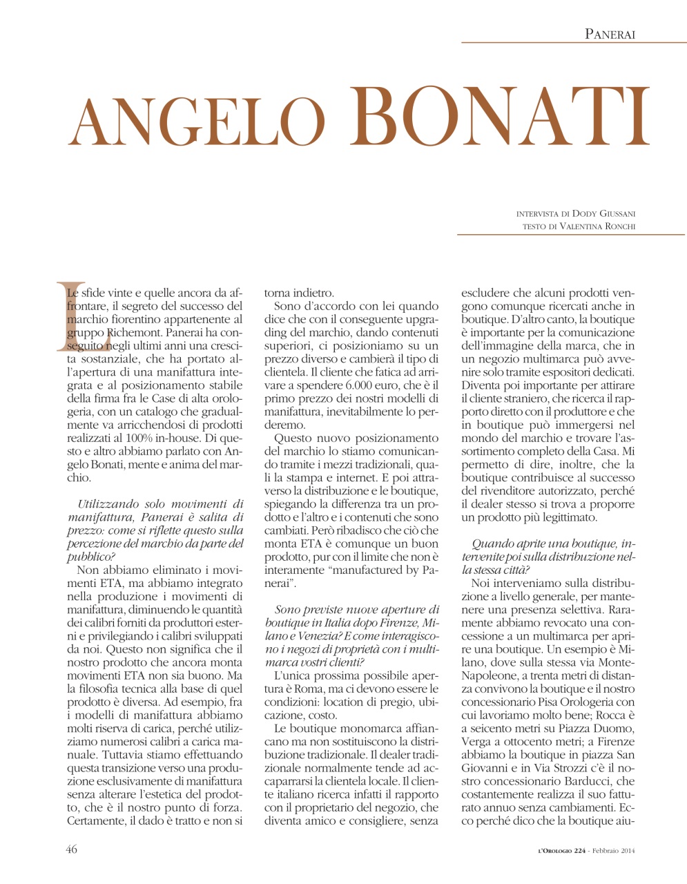 L'Orologio Preview Pages