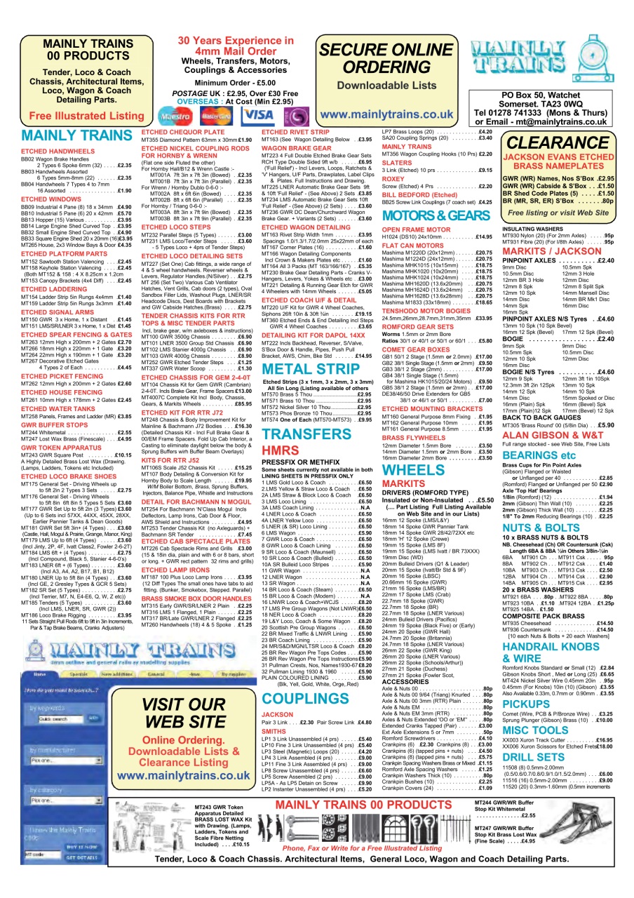 British Railway Modelling (BRM) Preview Pages