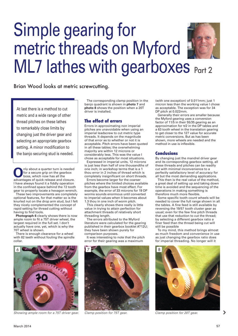 Model Engineer & Workshop Magazine Preview Pages