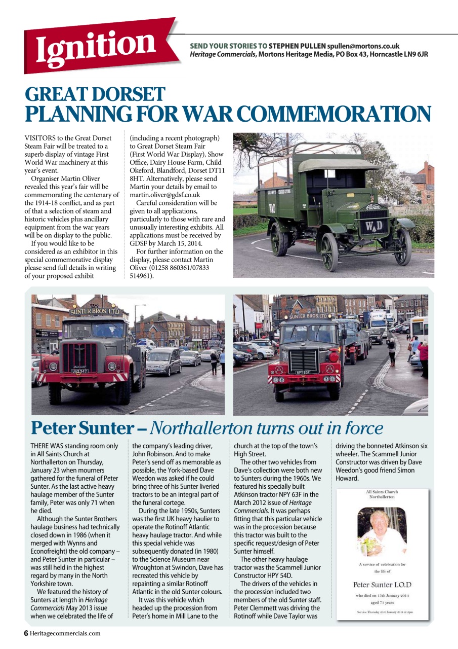 Heritage Commercials Magazine Preview Pages