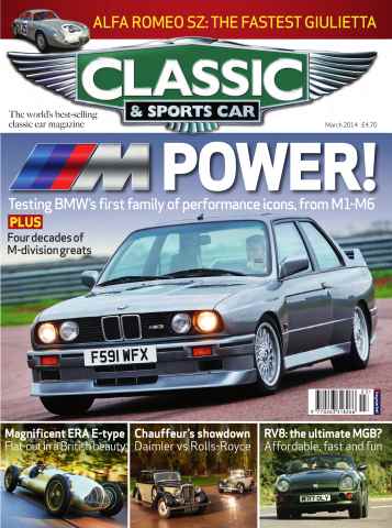 Classic & Sports Car issue March 2014