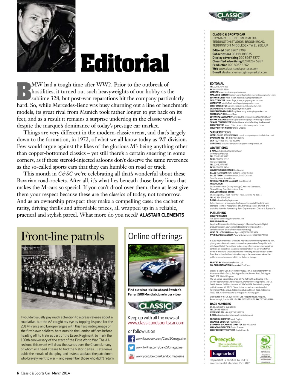 Classic & Sports Car Preview Pages