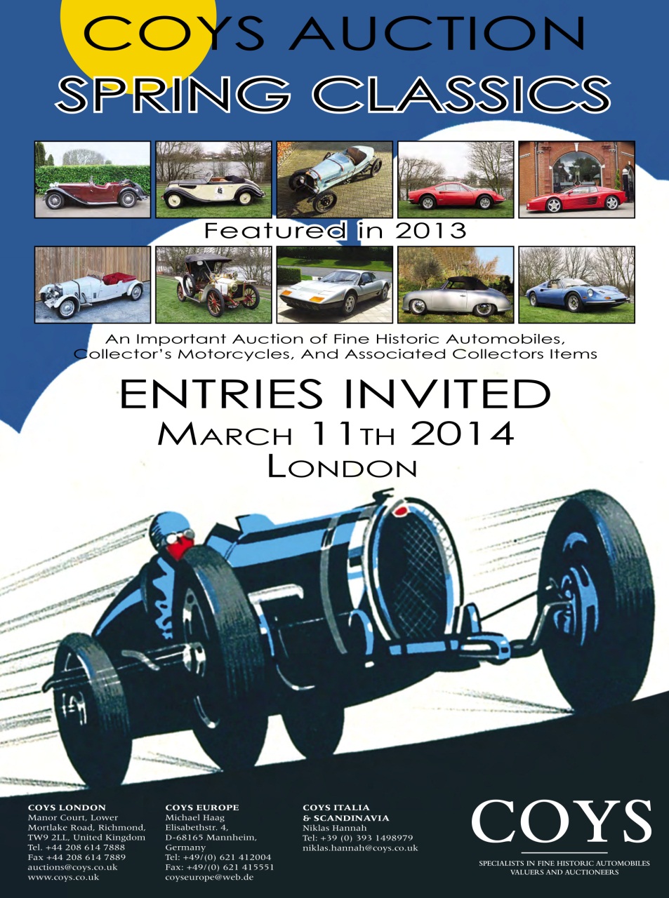 Classic & Sports Car Preview Pages
