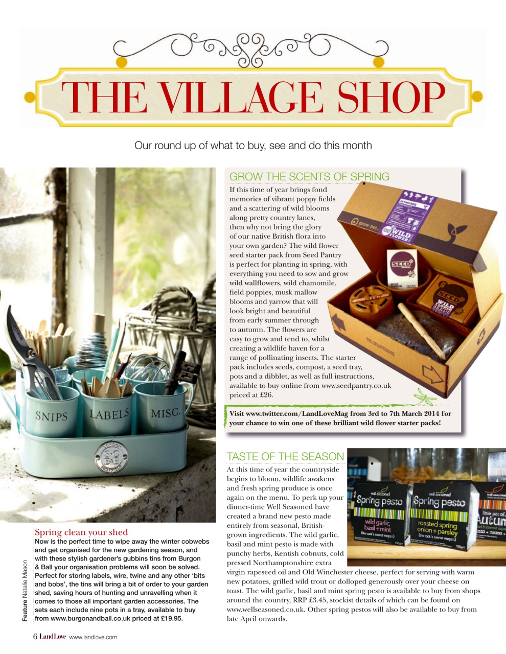 LandLove Magazine Preview Pages