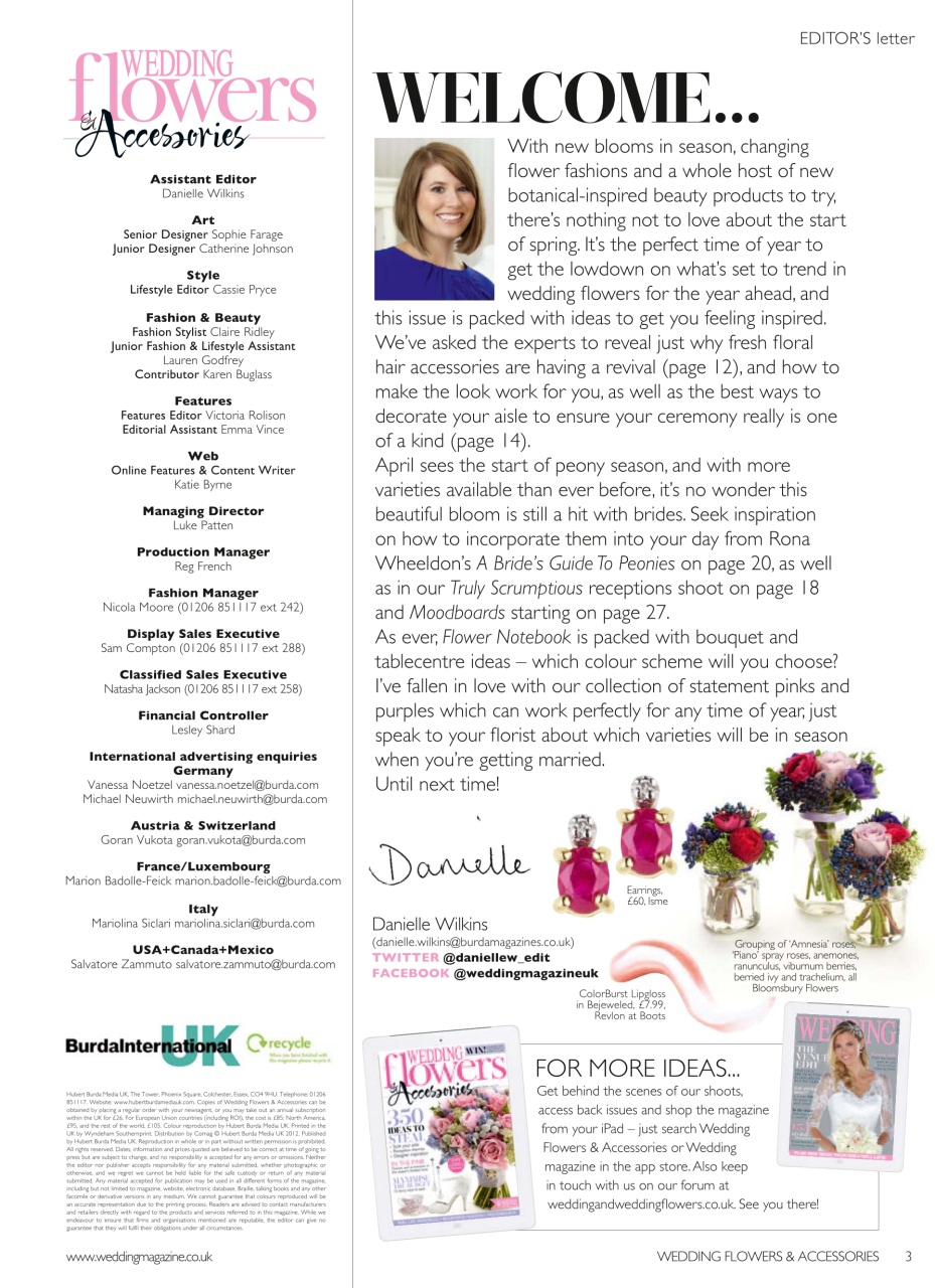 Wedding Flowers Magazine Preview Pages