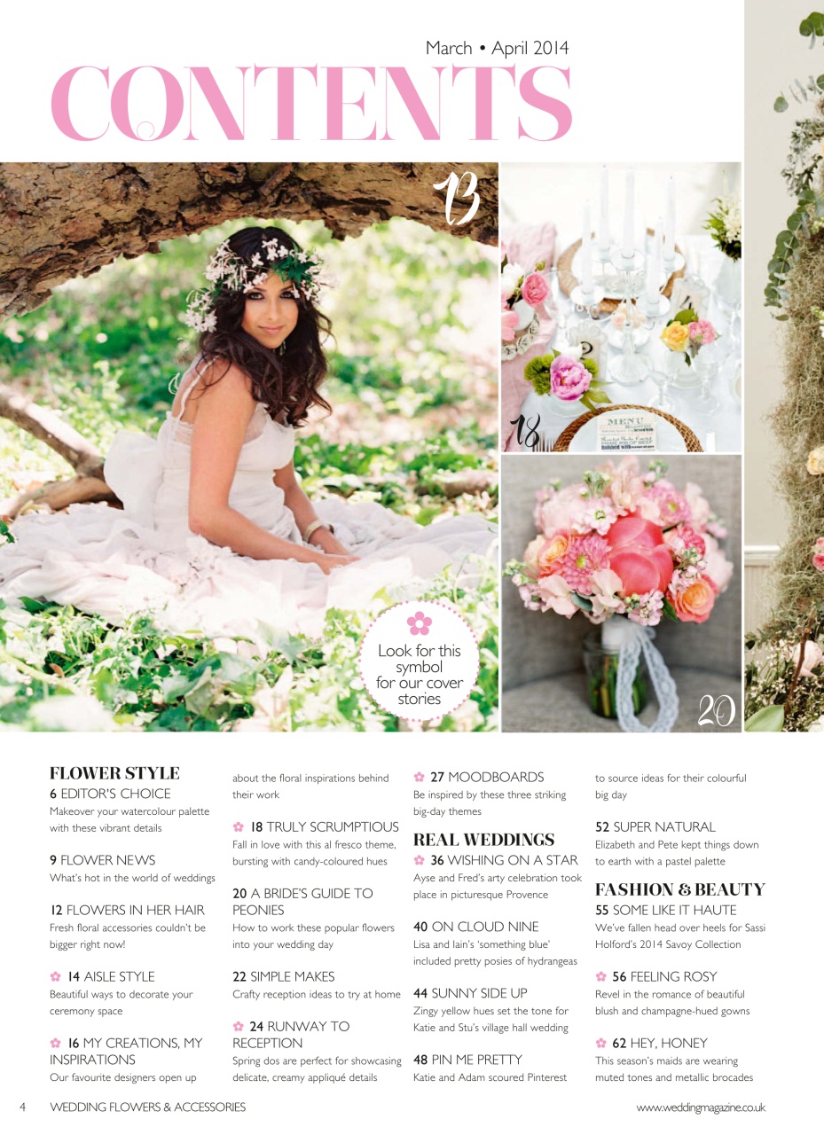 Wedding Flowers Magazine Preview Pages
