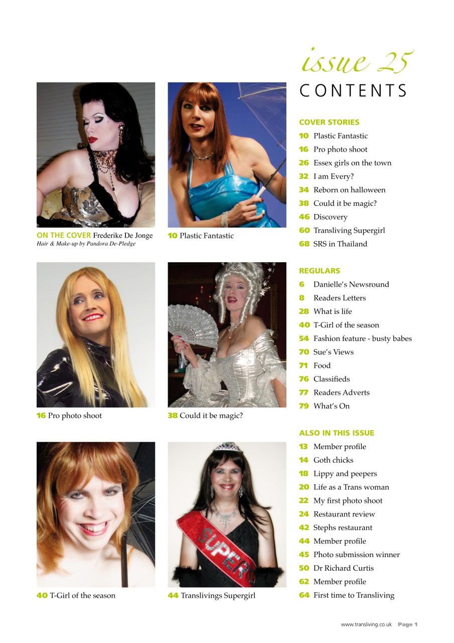 Transliving Magazine Preview Pages