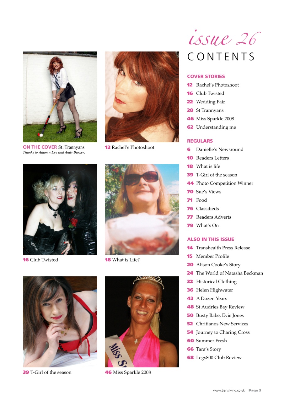 Transliving Magazine Preview Pages