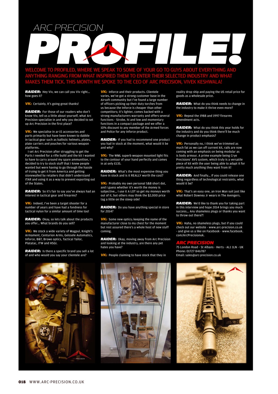 Raider Preview Pages