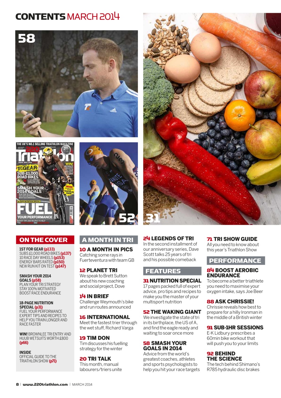 220 Triathlon Magazine Preview Pages
