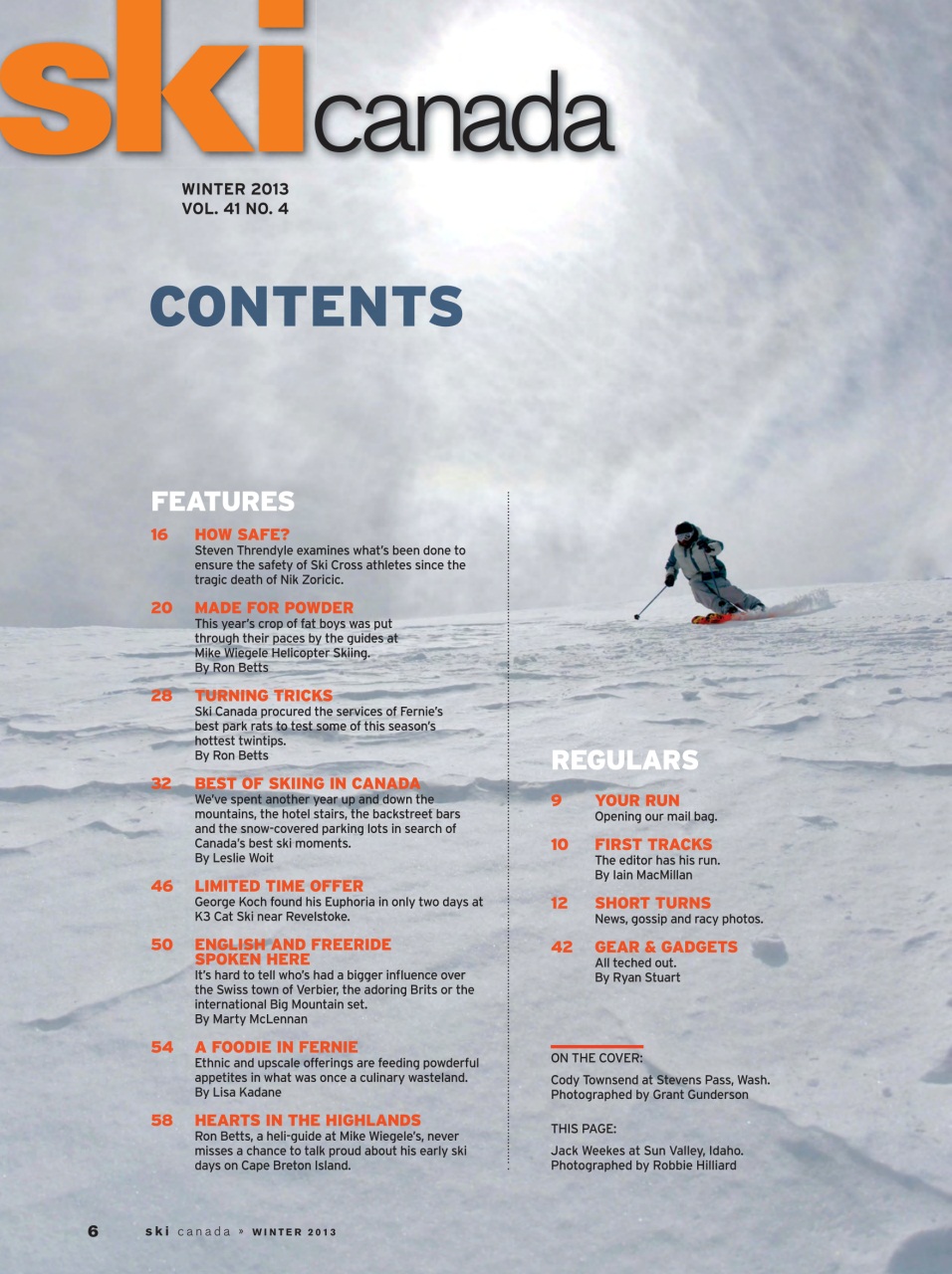 Ski Canada Preview Pages