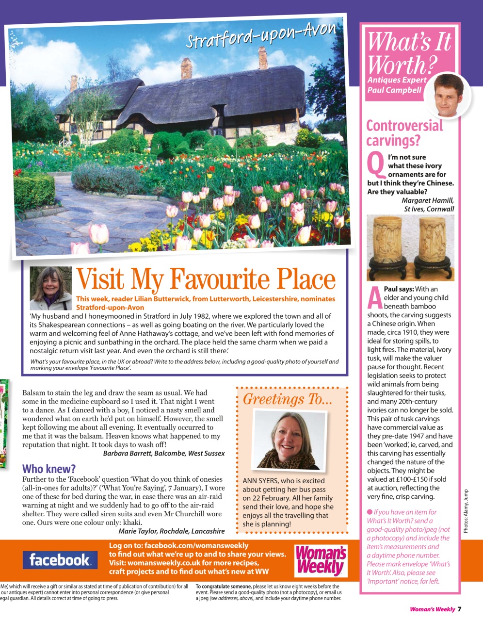 Woman's Weekly Preview Pages