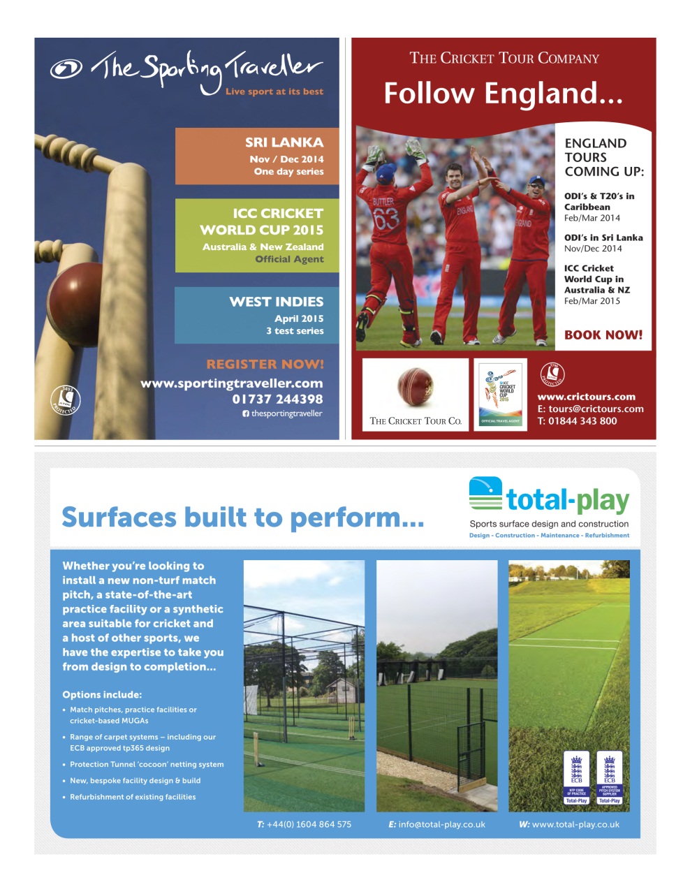 The Cricketer Magazine Preview Pages