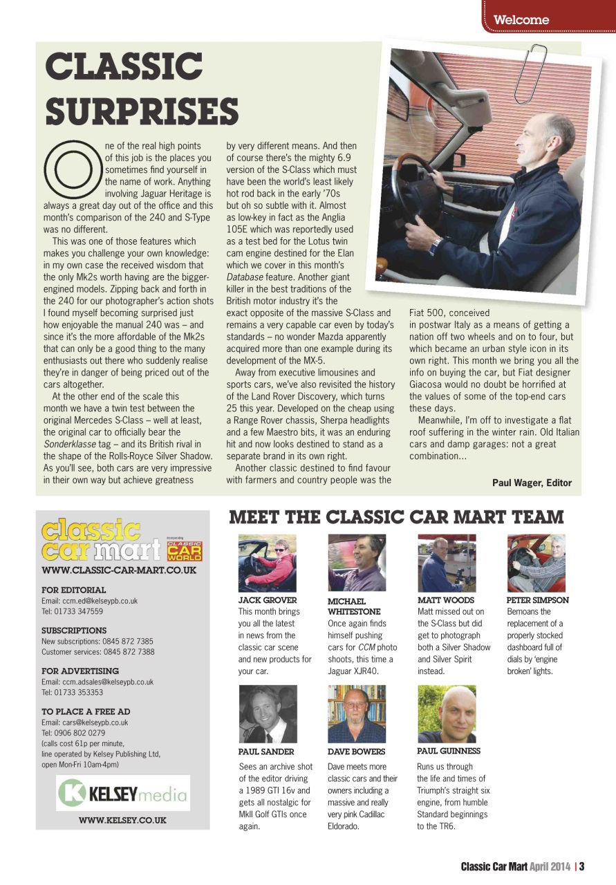 Classic Car Mart Preview Pages