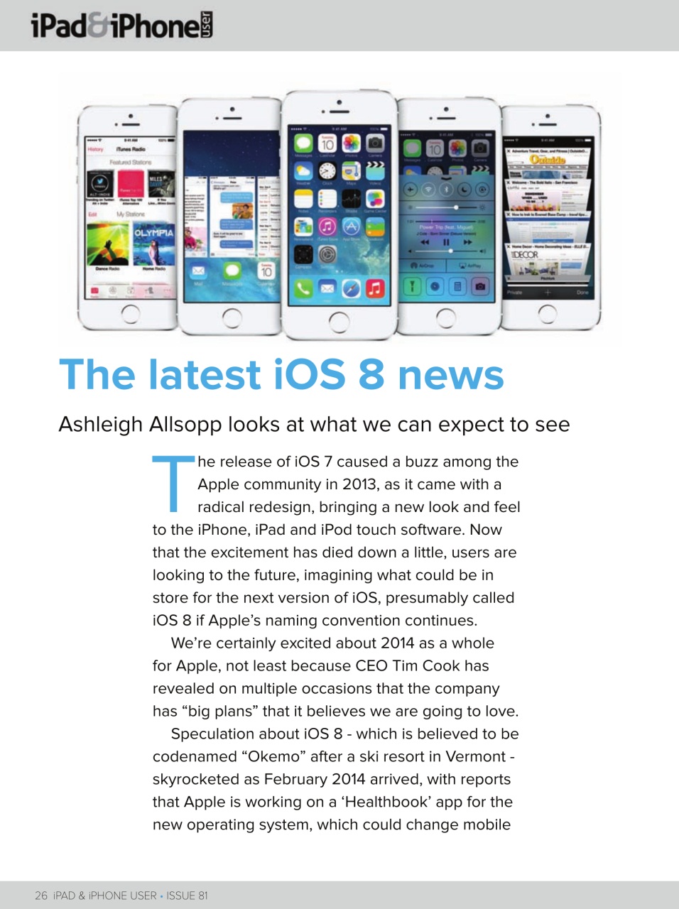 iPad and iPhone User Preview Pages