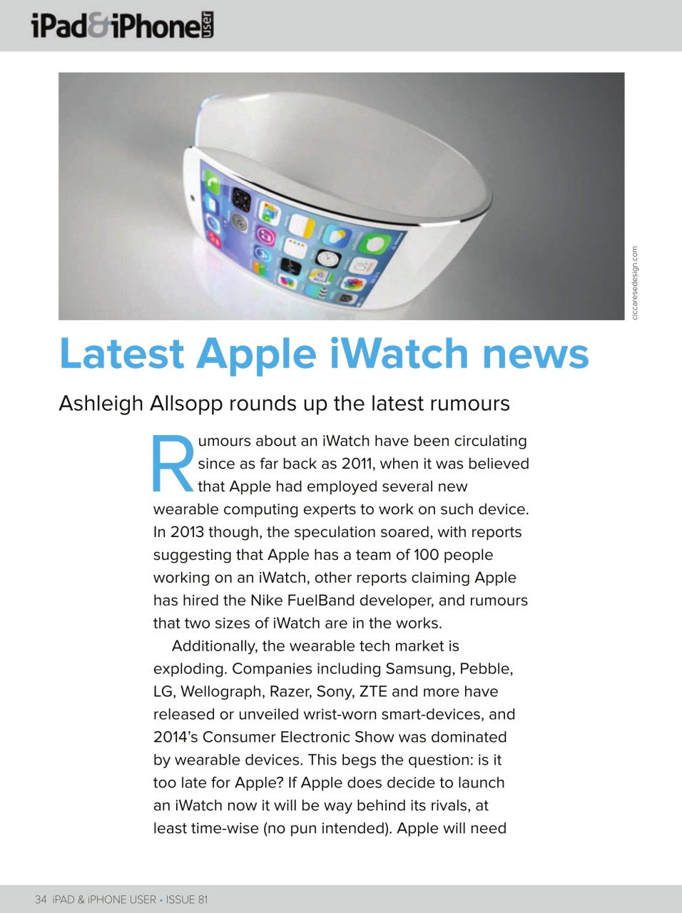 iPad and iPhone User Preview Pages