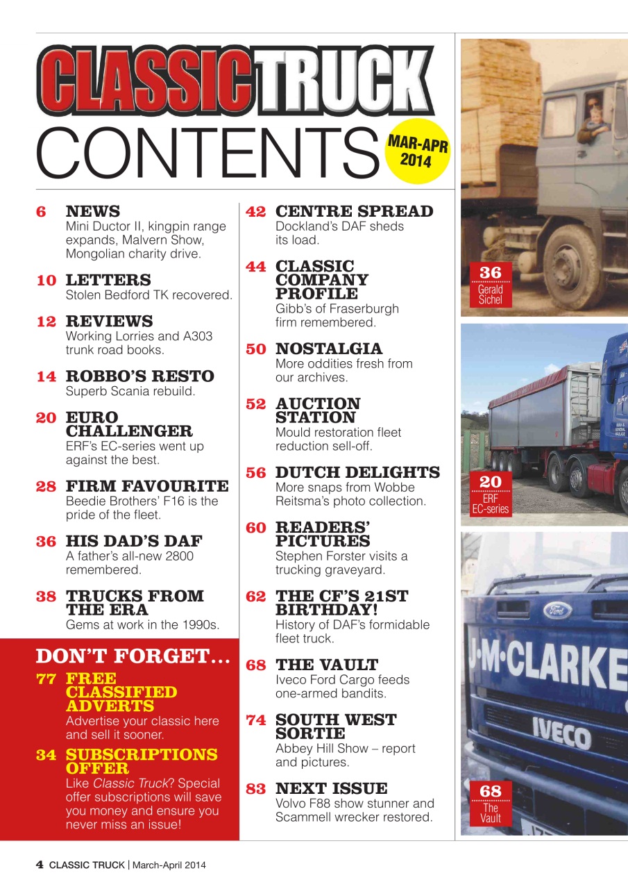 Classic Truck (OLD) Preview Pages