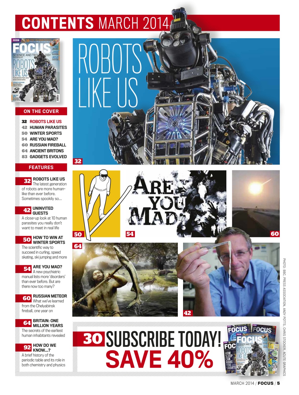 BBC Science Focus Magazine Preview Pages