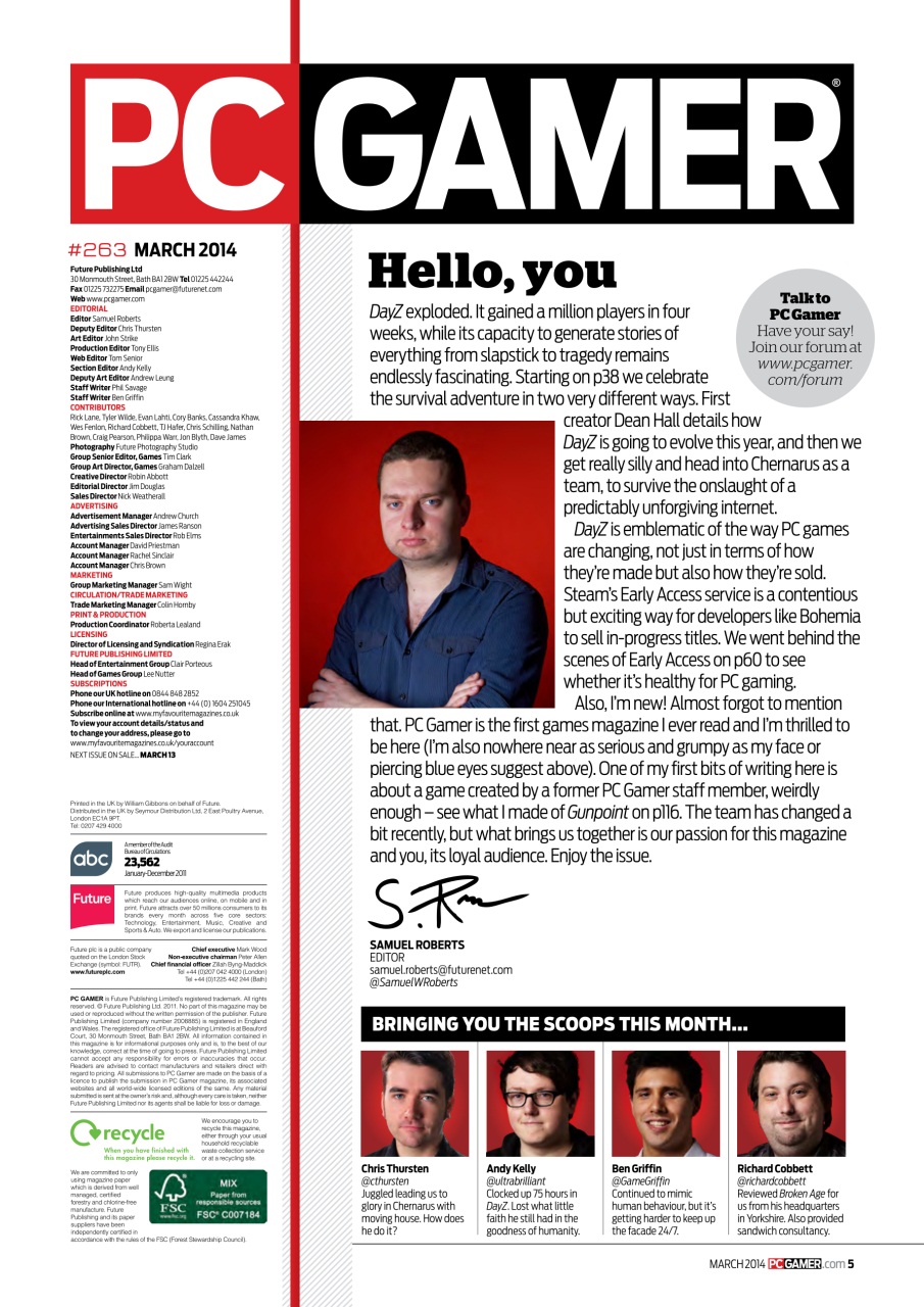 PC Gamer (UK Edition) Preview Pages
