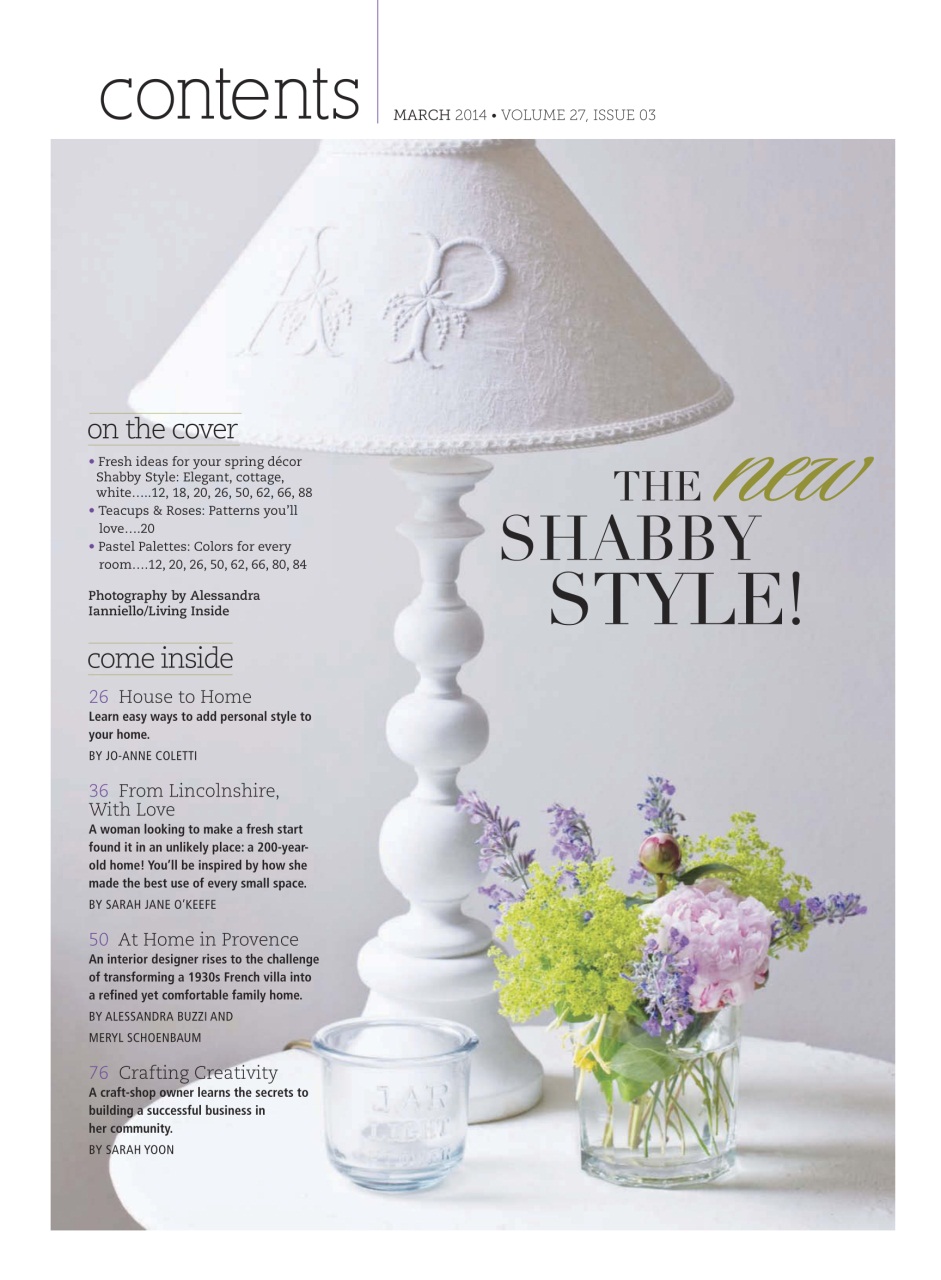 Romantic Homes Preview Pages