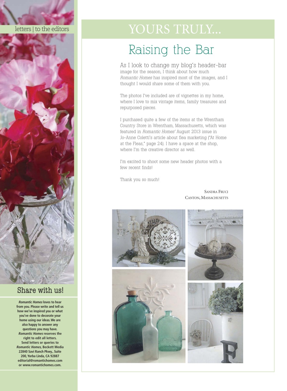 Romantic Homes Preview Pages