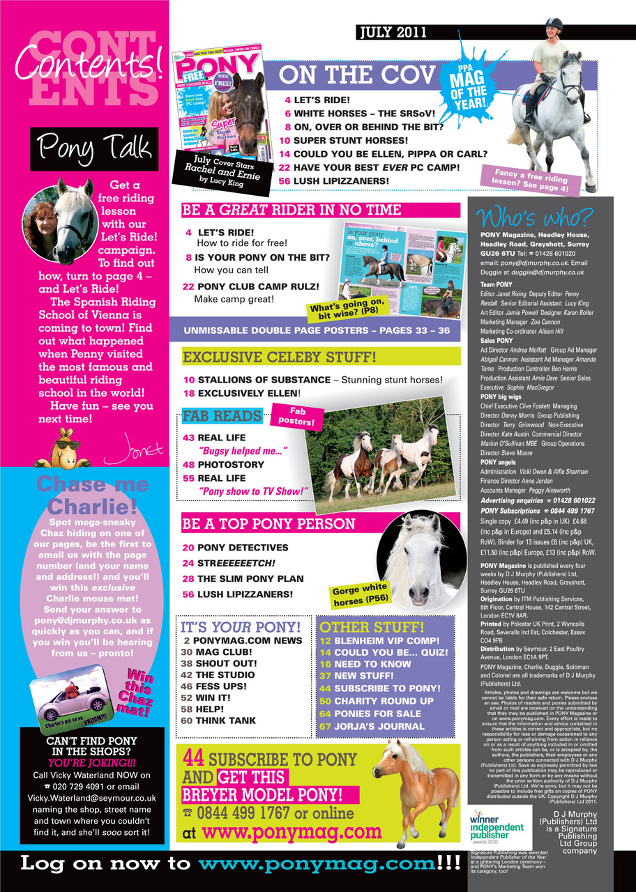 Pony Magazine Preview Pages