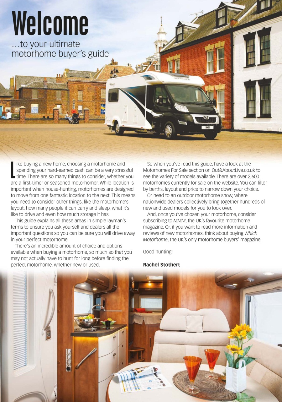 Buying Your Perfect Motorhome Preview Pages