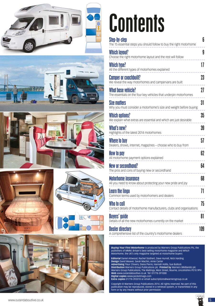 Buying Your Perfect Motorhome Preview Pages