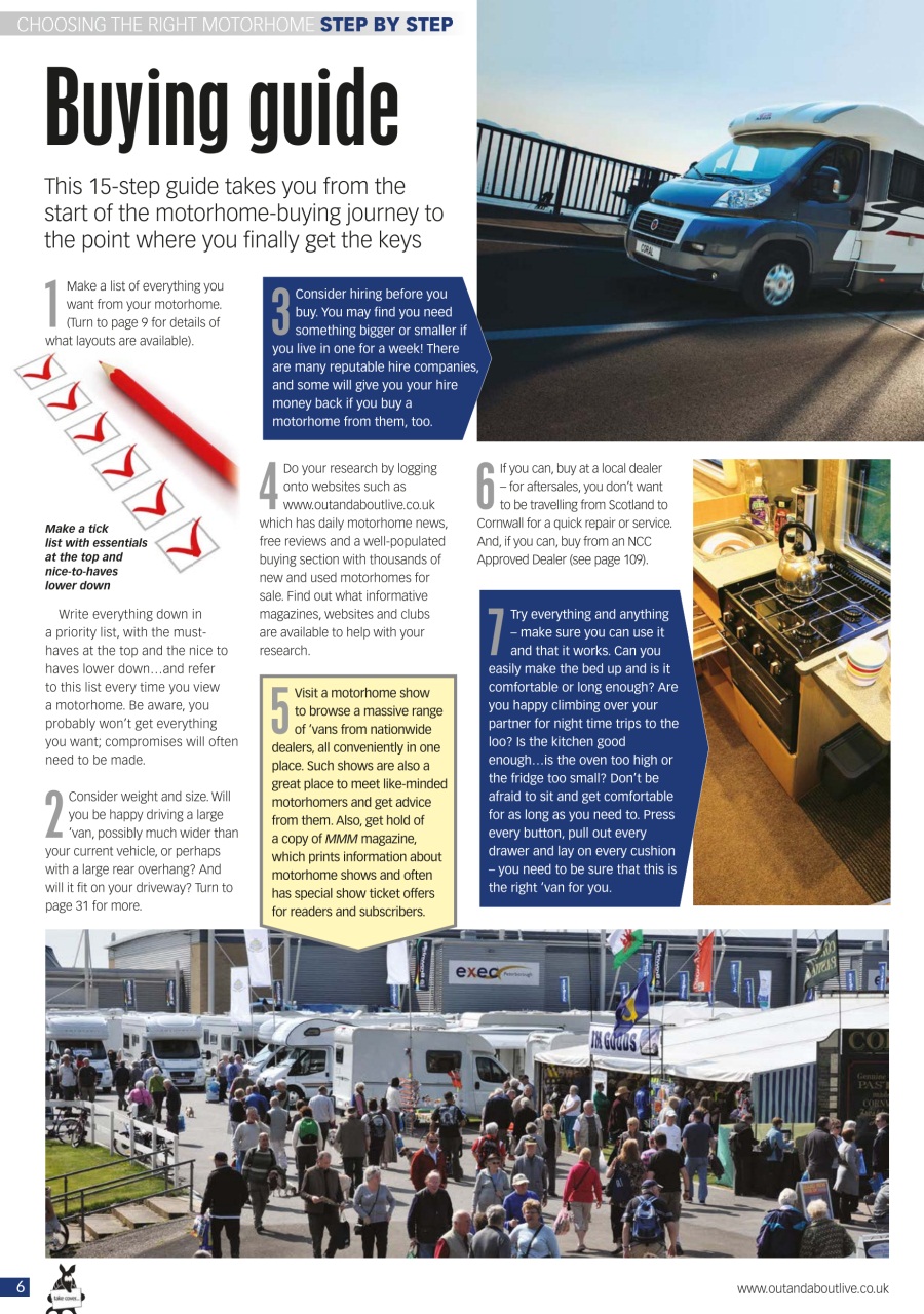 Buying Your Perfect Motorhome Preview Pages