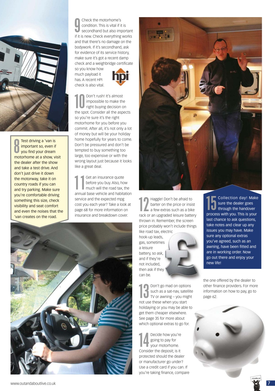 Buying Your Perfect Motorhome Preview Pages