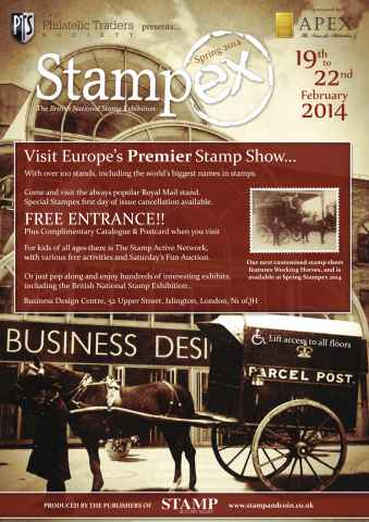 Stamp Collector issue Stampex Spring 2014