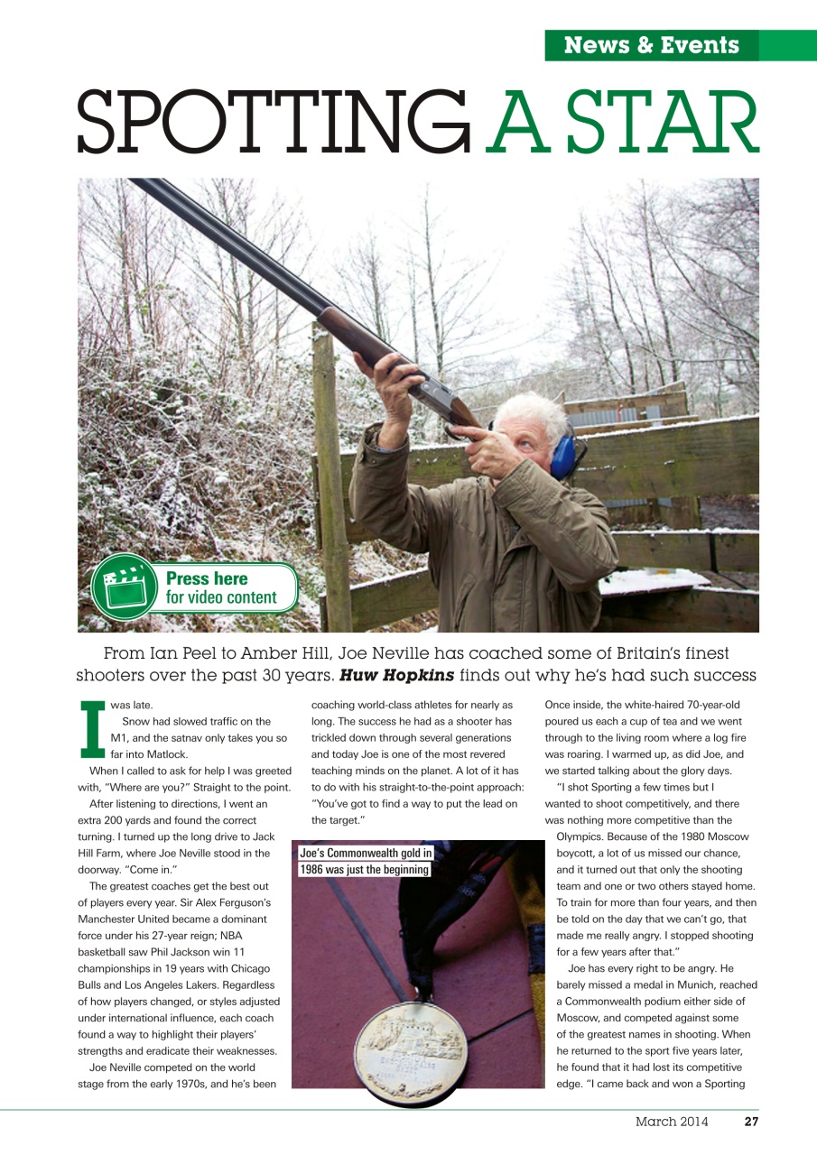 Clay Shooting Preview Pages