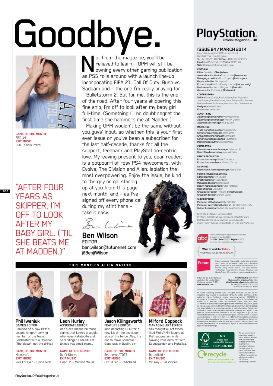 PLAY Magazine Preview Pages