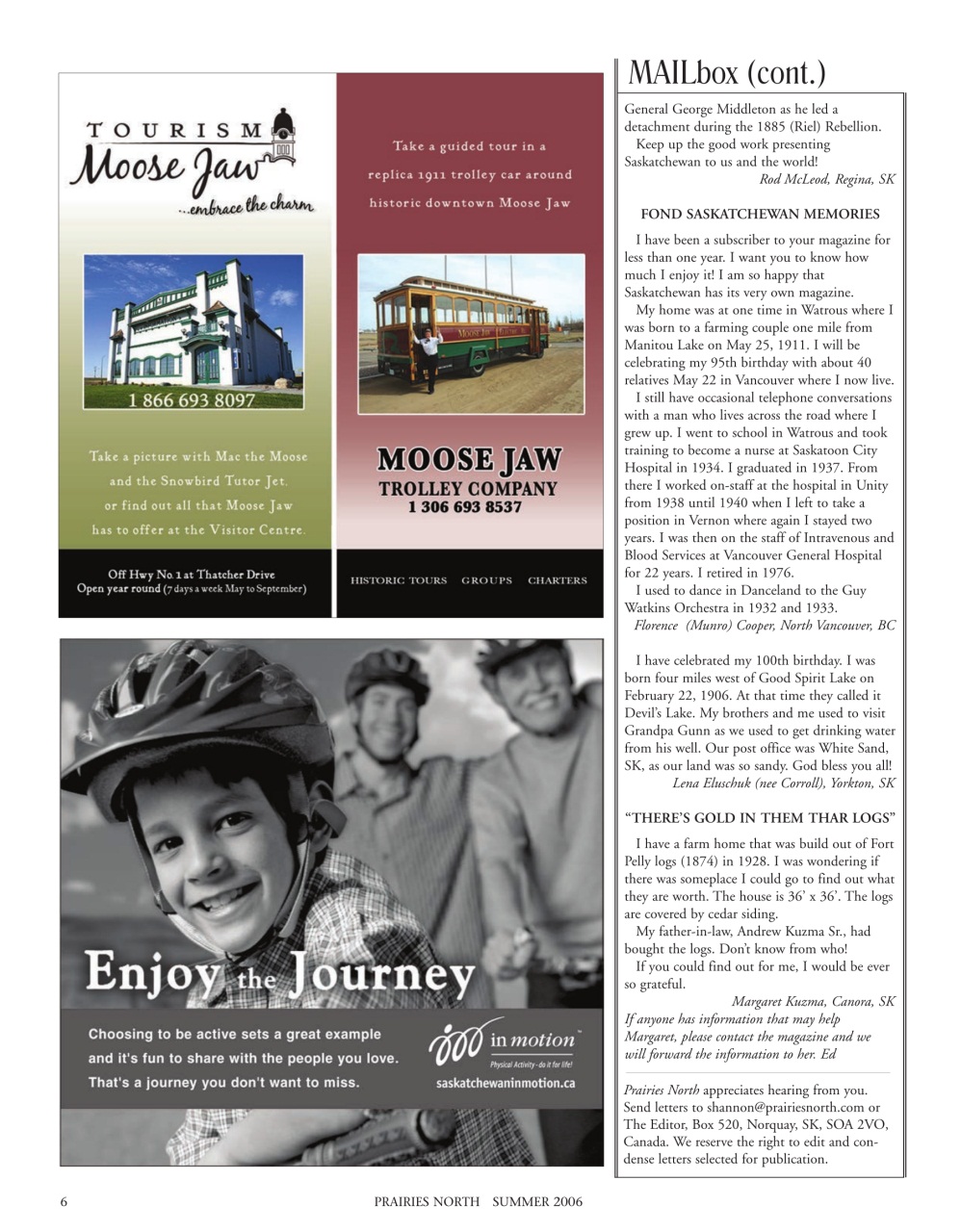Prairies North Magazine Preview Pages