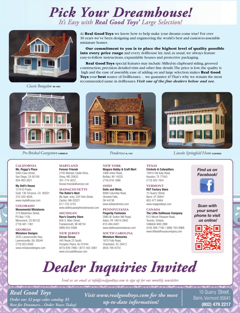 Dollhouse Miniatures Preview Pages