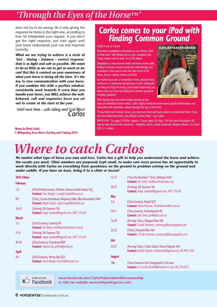 HorseWyse Magazine Preview Pages