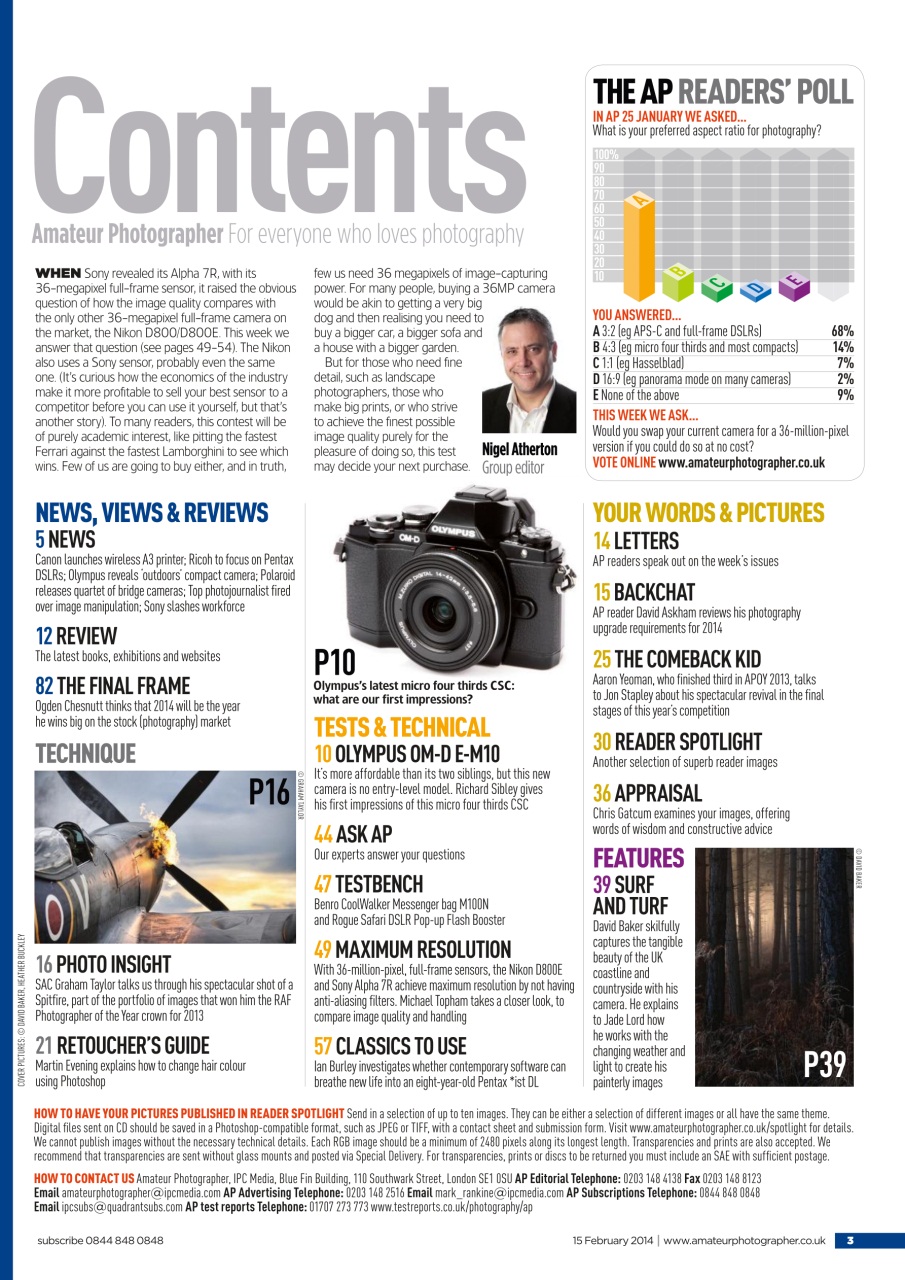 Amateur Photographer Preview Pages