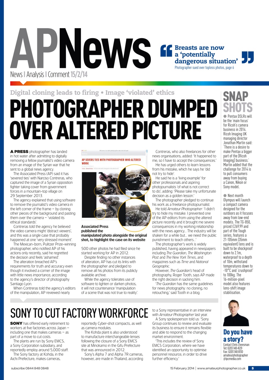 Amateur Photographer Preview Pages