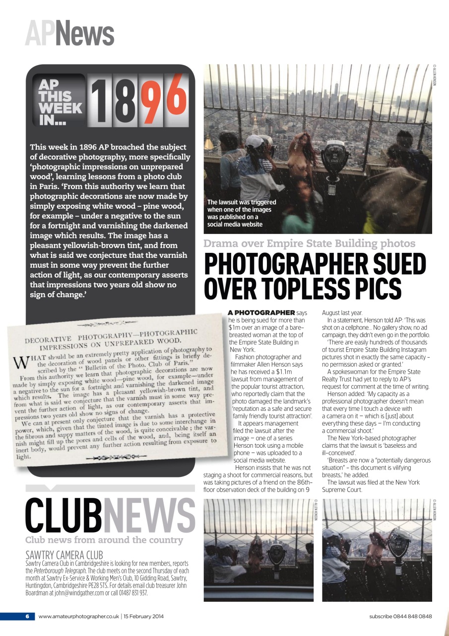 Amateur Photographer Preview Pages