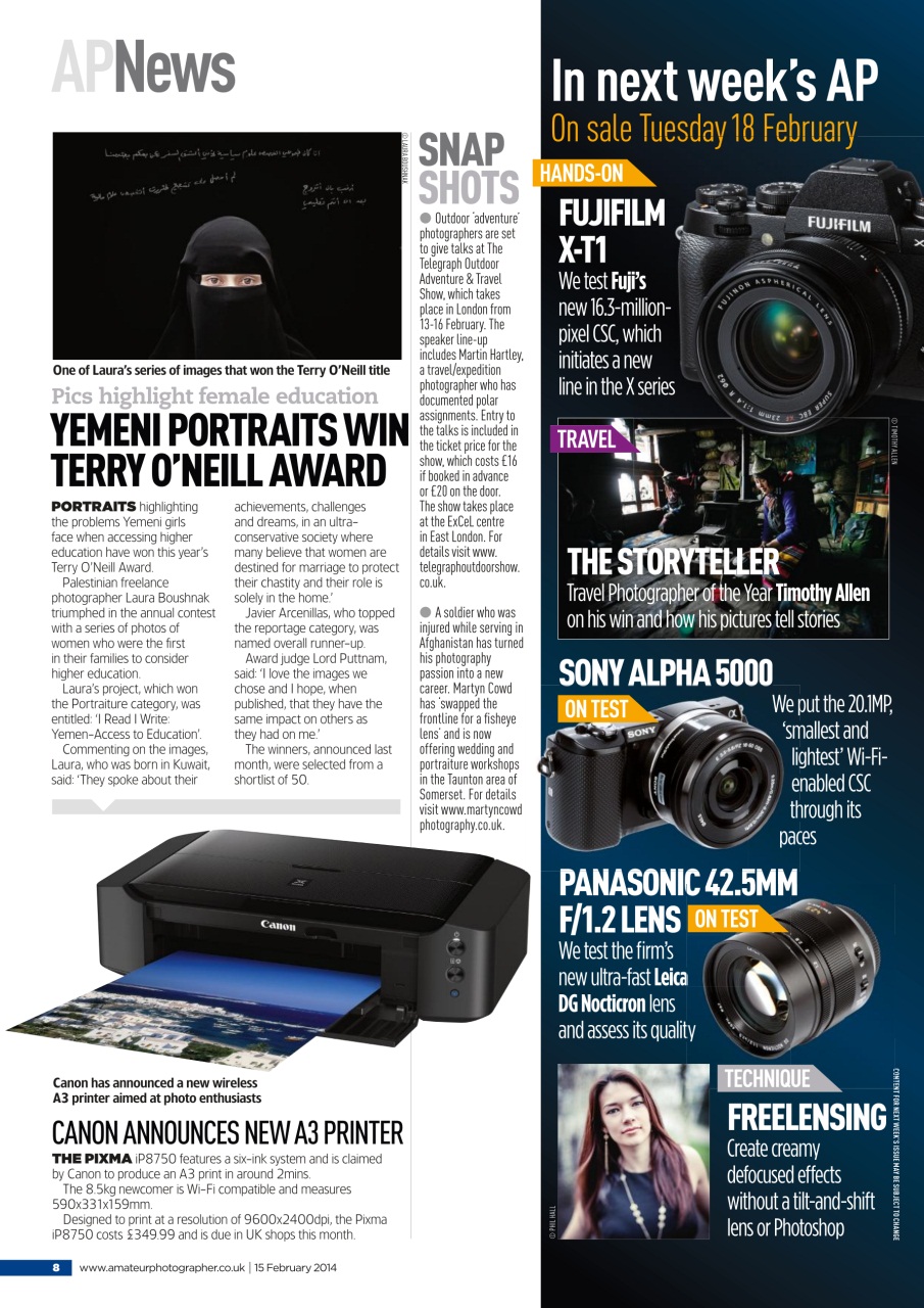 Amateur Photographer Preview Pages