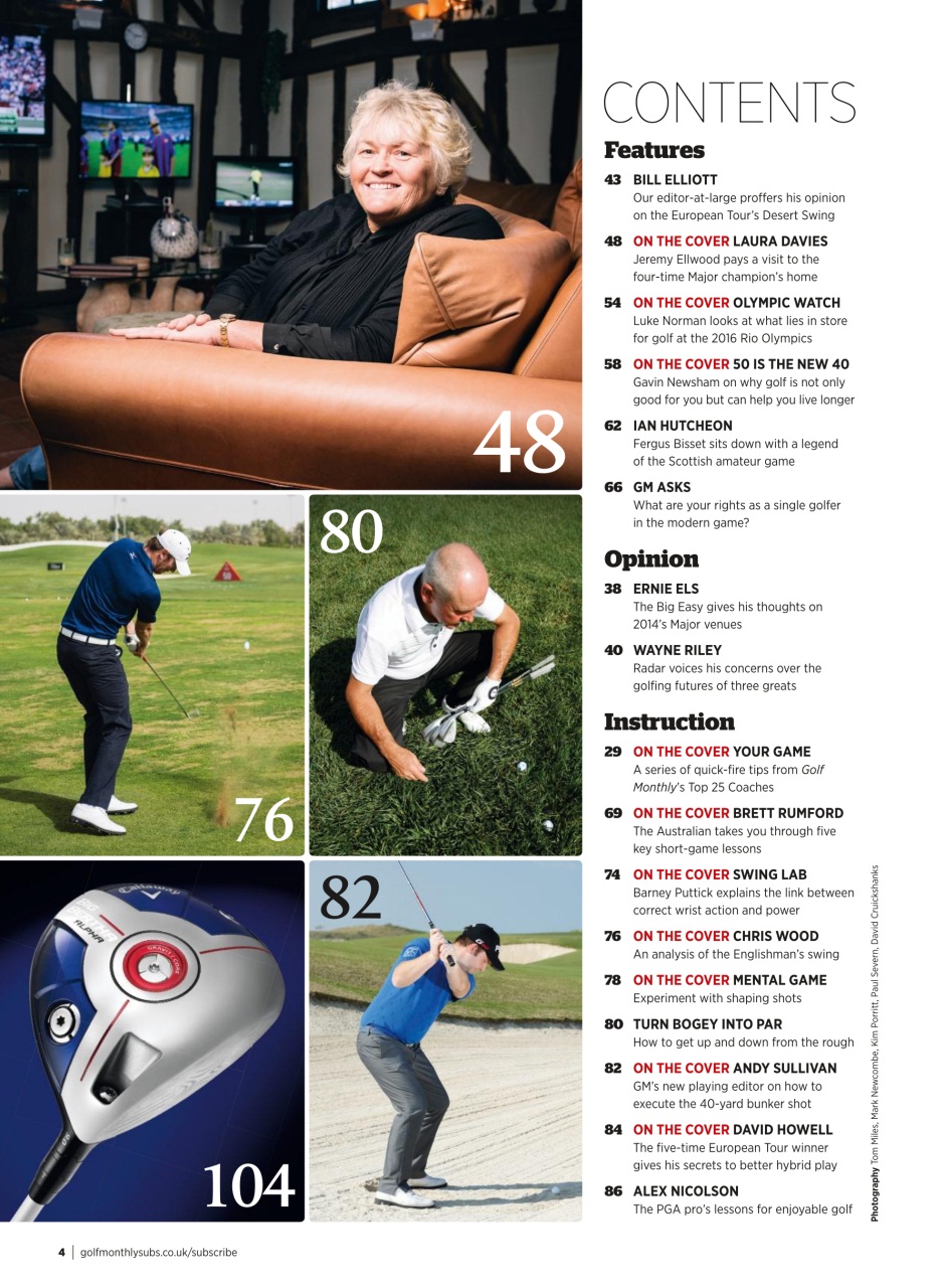 Golf Monthly Preview Pages