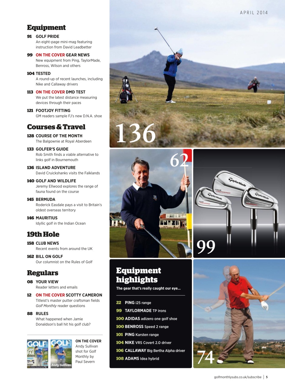 Golf Monthly Preview Pages