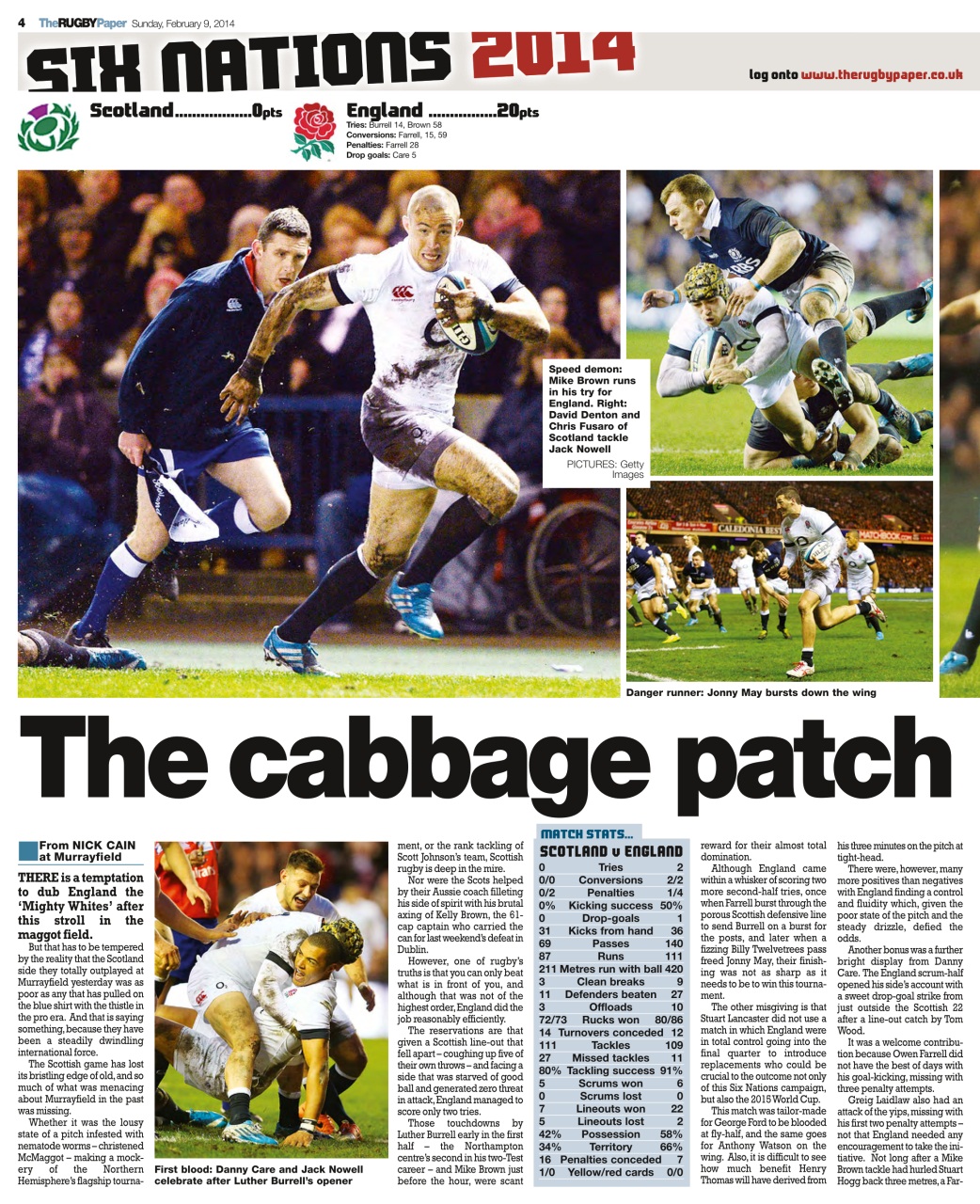 The Rugby Paper Preview Pages