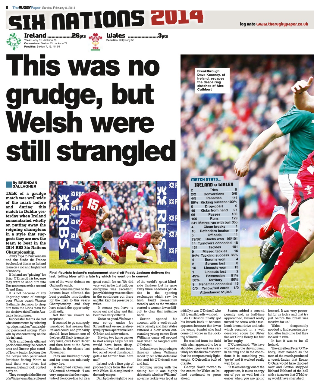 The Rugby Paper Preview Pages