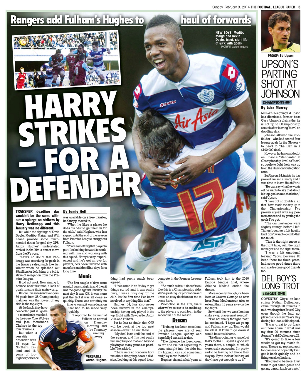 The Football League Paper Preview Pages