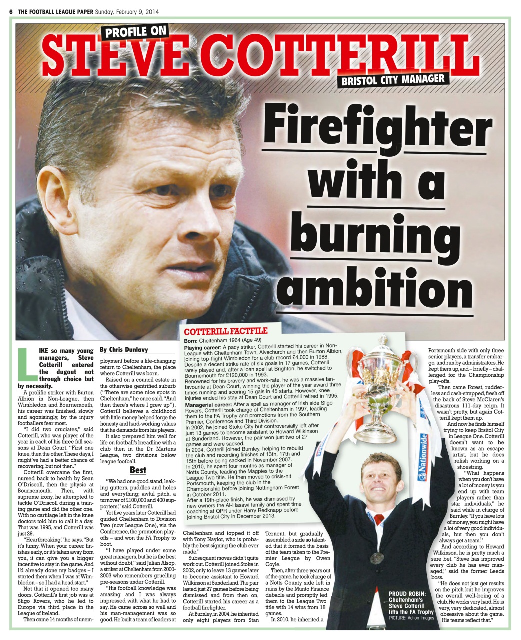 The Football League Paper Preview Pages